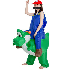 Inflatable Riding Mario